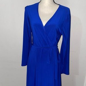 Royal blue cocktail dress